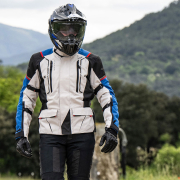 Jakna LS2 NARVIK muška plavo crno crvena XL