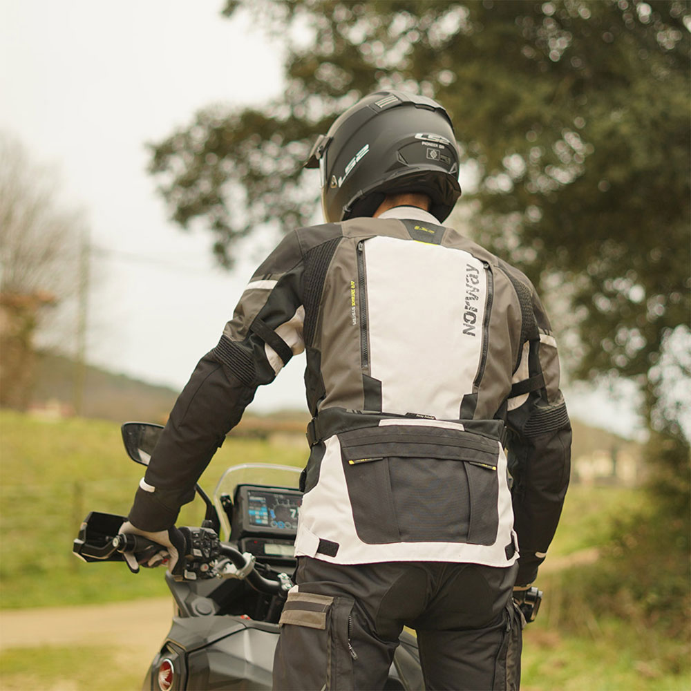 Jakna LS2 NORWAY muška crno siva žuta 3XL