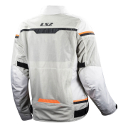 Jakna LS2 RIVA ženska svetlo sivo narandžasta M