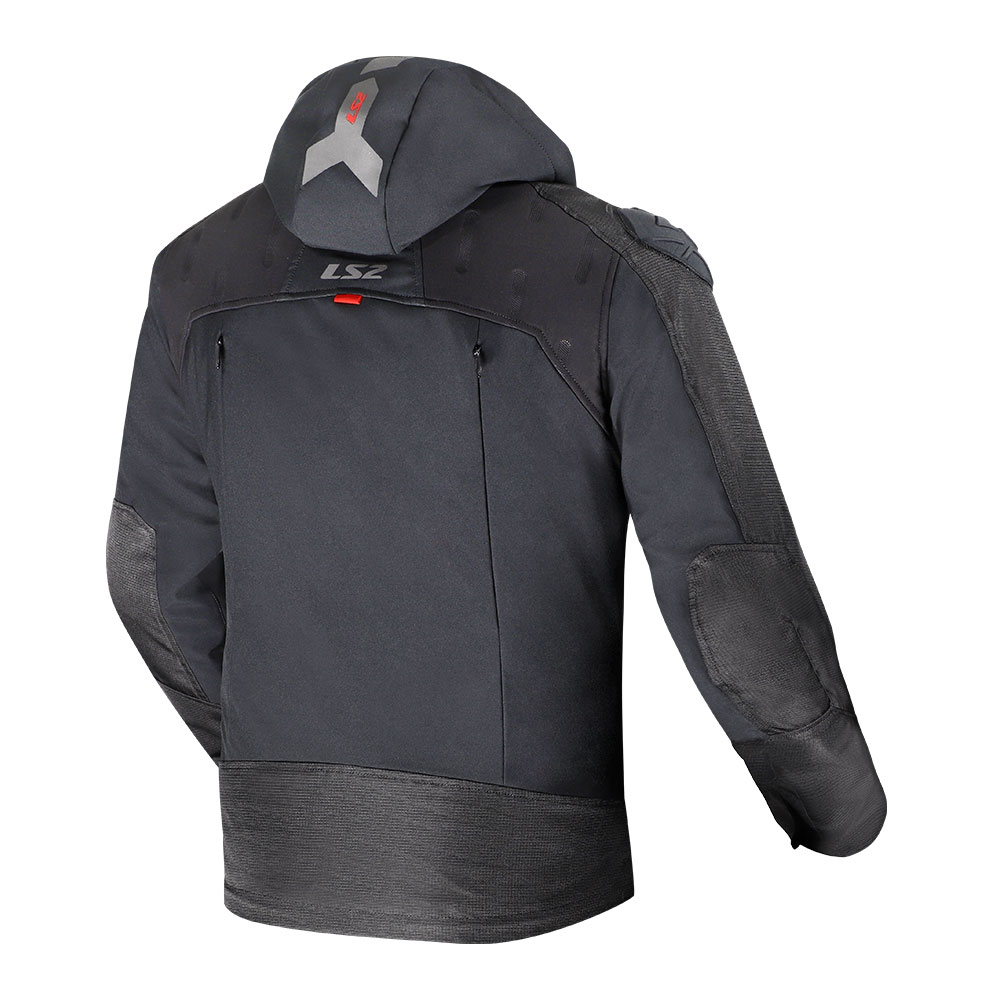 Jakna LS2 ZIRCONIUM EVO muška crno crvena XL