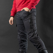 Pantalone LS2 STRAIGHT muške crno sive