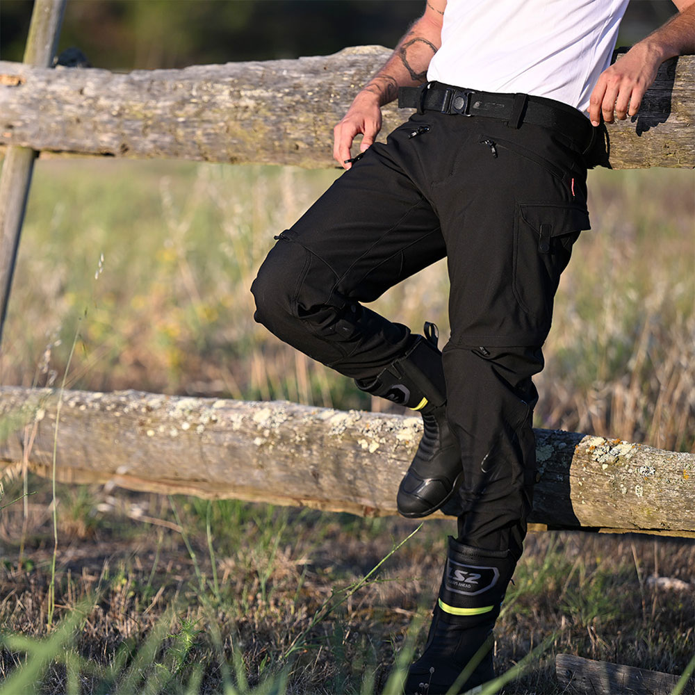 Pantalone LS2 DOUGLAS muške crne 5XL