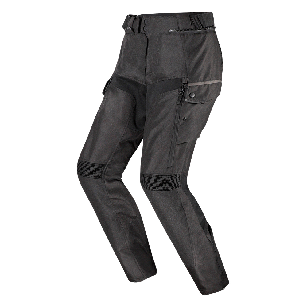 Pantalone LS2 TRAVEL REGULAR muške crno tamno sive 3XL