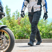 Pantalone LS2 TRAVEL REGULAR muške crno tamno sive M