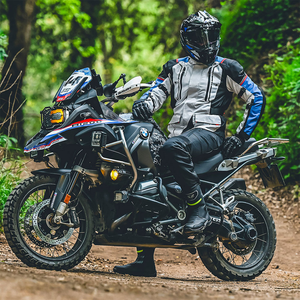 Pantalone LS2 TRAVEL LONG muške crno tamno sive duge XL