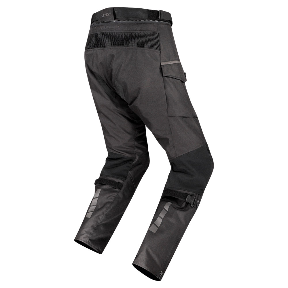 Pantalone LS2 TRAVEL COMFORT muške crno tamno sive 4XL