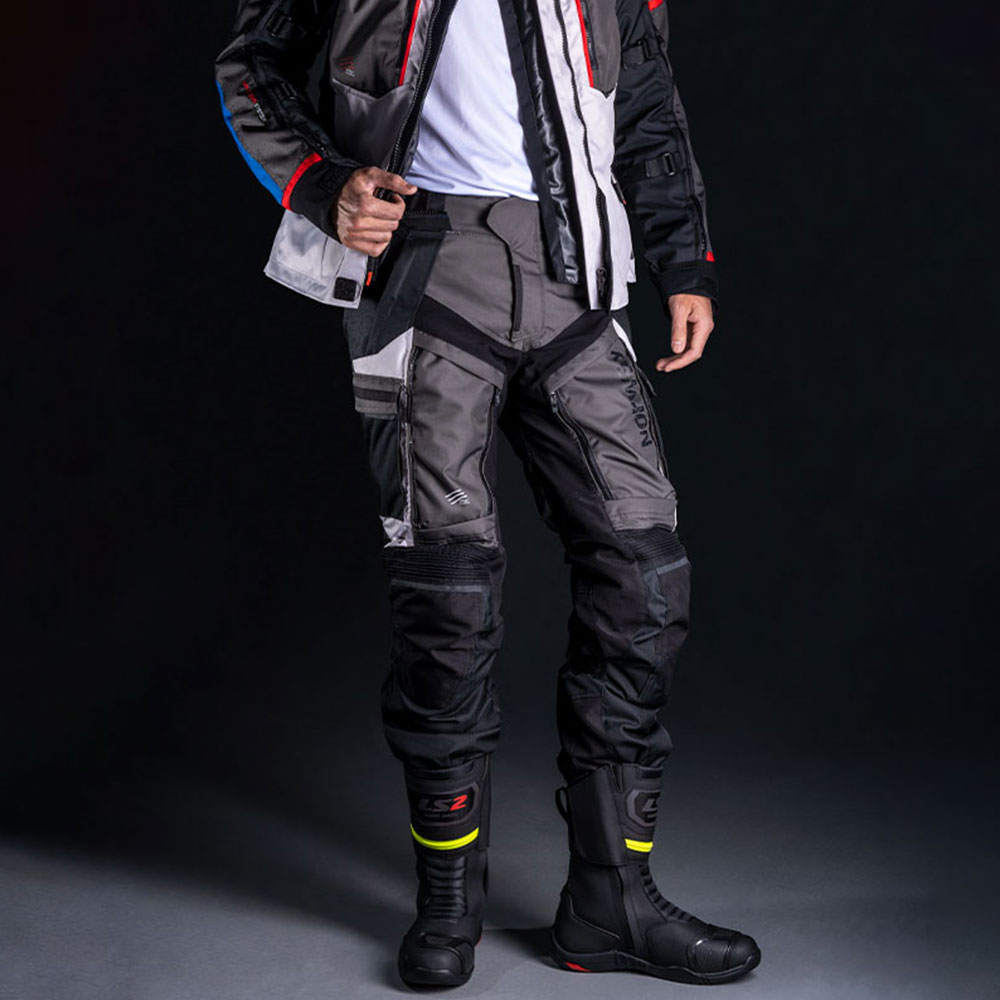 Pantalone LS2 NORWAY muške crno sive