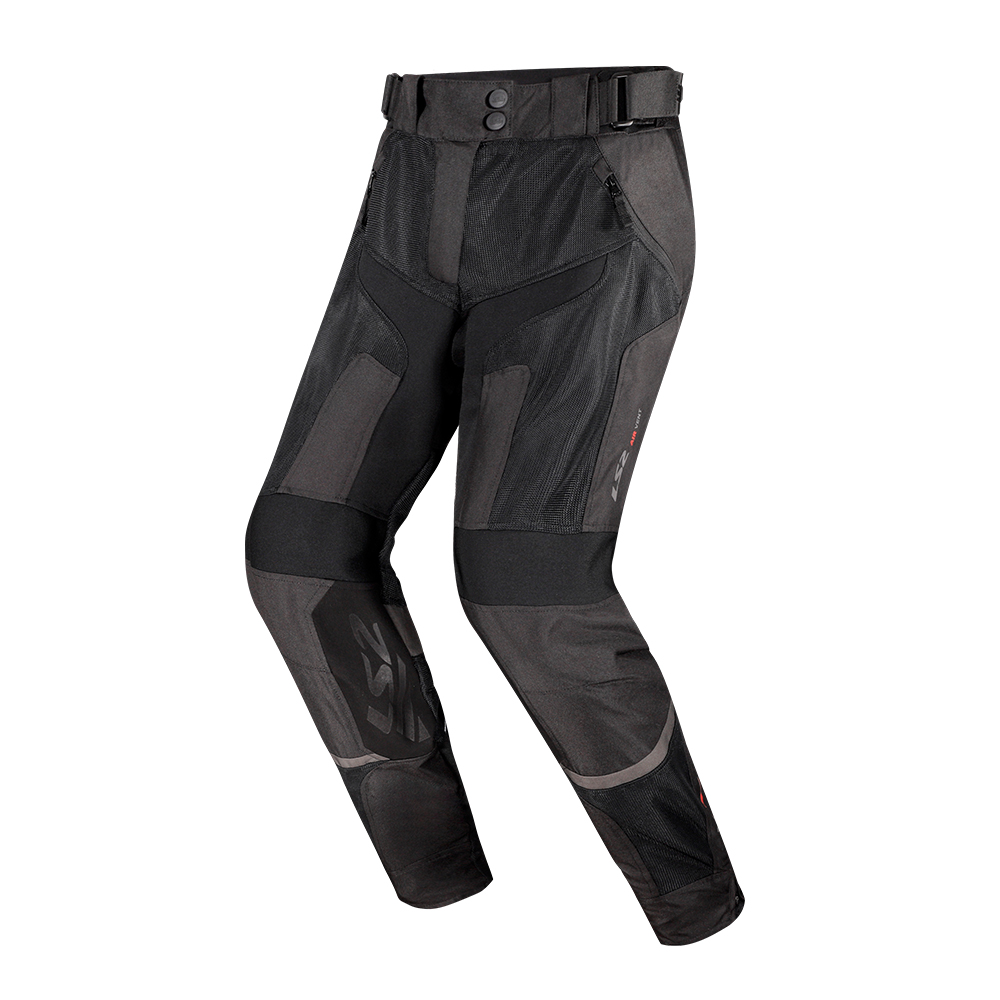 Pantalone LS2 COMO AIR muške crno tamno sive 5XL