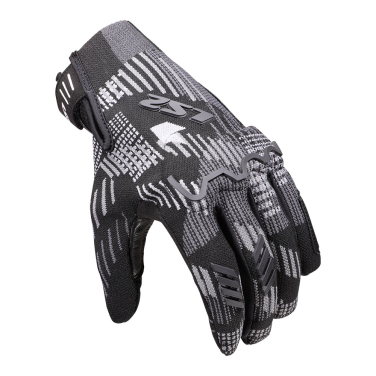 Rukavice LS2 ALFA FLYKNIT muške crno sive