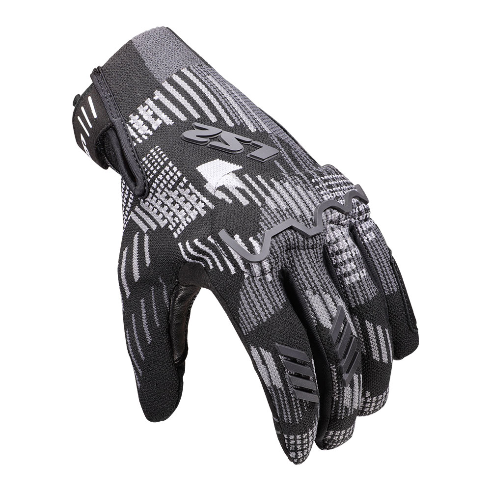 Rukavice LS2 ALFA FLYKNIT muške crno sive
