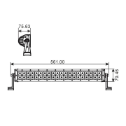 Svetlo za ATV 40 LED 120W 7200 Lum