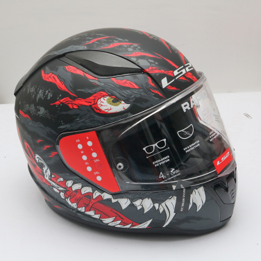 Kaciga LS2 Full Face FF353 RAPID II KAIJU crno belo crvena XXL OUTLET