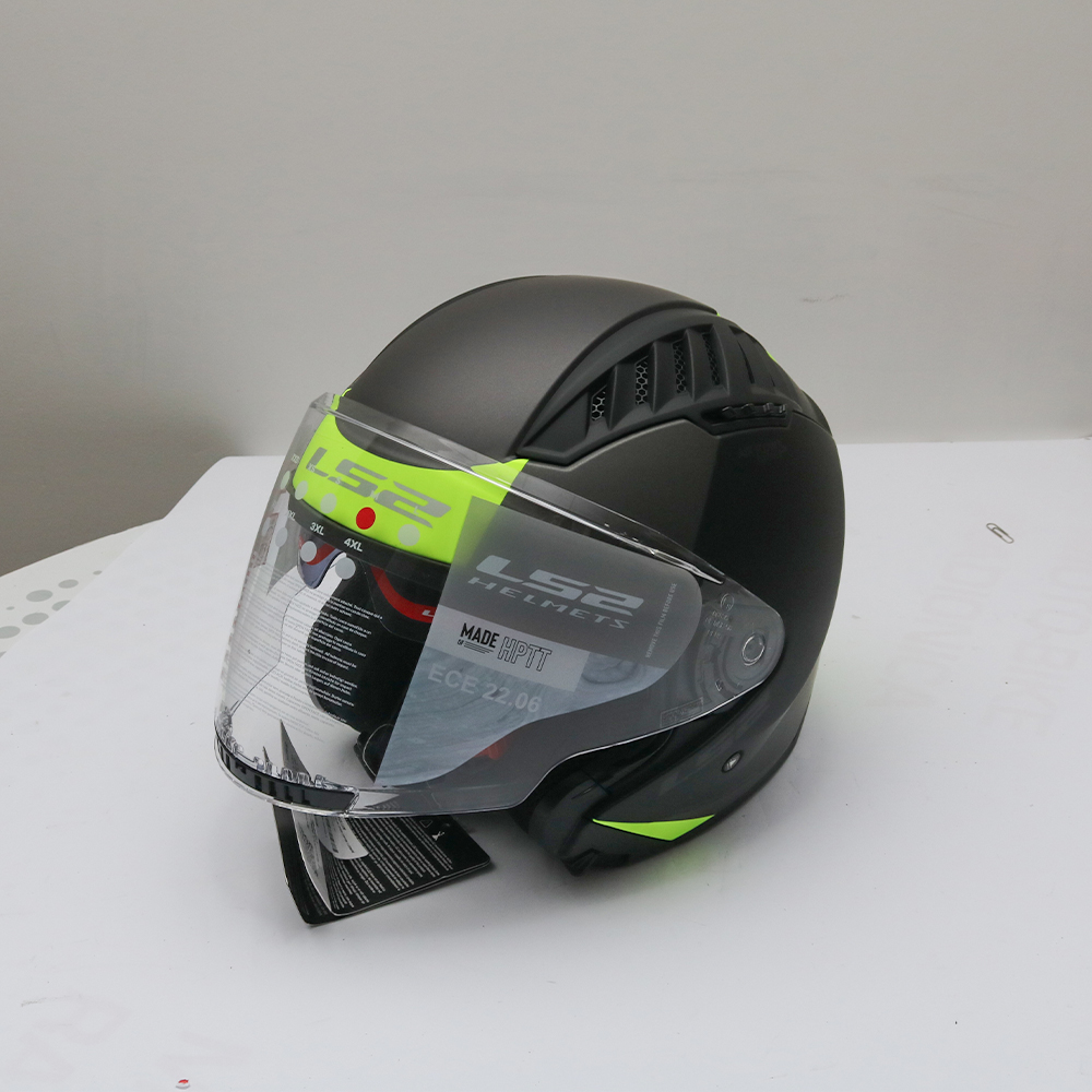 Kaciga LS2 Jet OF600 COPTER II URBANE  mat crno žuta sa naočarima  OUTLET