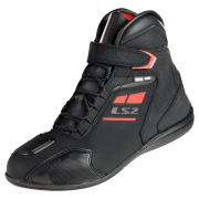 Patike LS2 GARRA WP ženske crno crvene 39