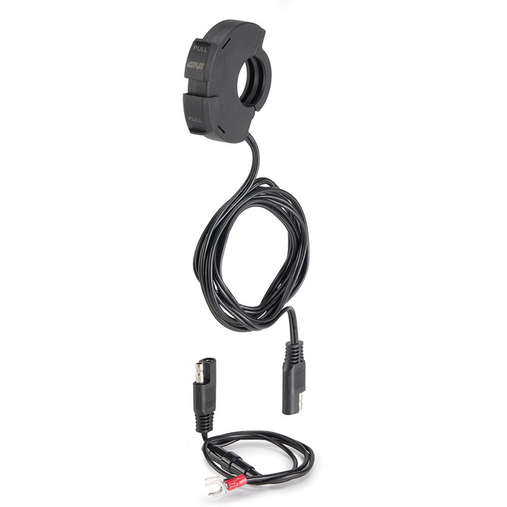Punjač sa USB i USB C priključkom montaža na korman GIVI