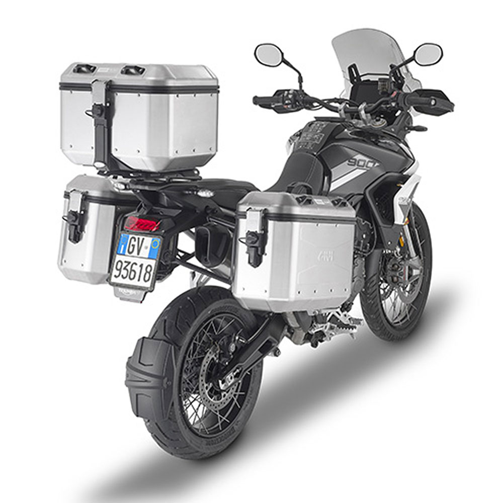 Bočni koferi GIVI TREKKER DOLOMITI ALU niklovani Monokey 36L