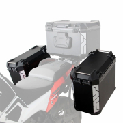 Bočni koferi GP KOMPOZIT ALU crni 40L+40L