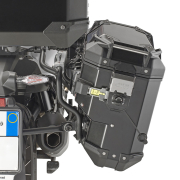 Bočni kofer GIVI TREKKER OUTBACK MONOKEY® CAM SIDE EVO SMART 33 BLACK LINE ALU crni desni 33L
