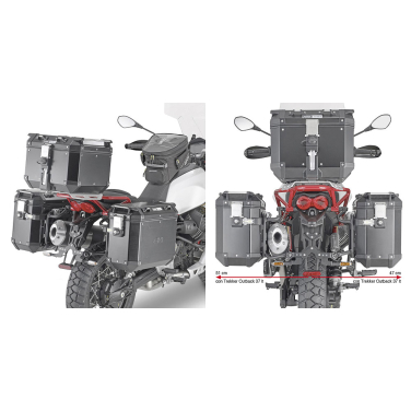 Nosač bočnih kofera GIVI MOTO GUZZI V85TT (19-23) PLOR8203CAM