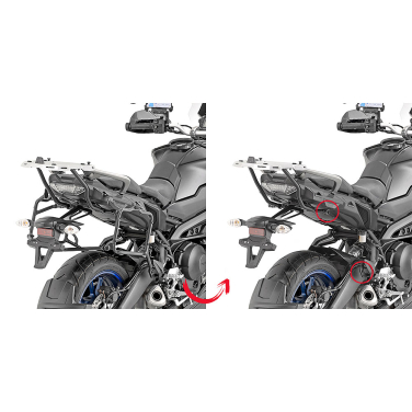 Nosač bočnih kofera GIVI Yamaha MT09 Tracer (18-20) PLR2139