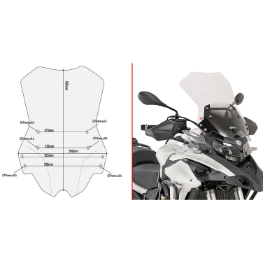 Vizir providni GIVI Benelli TRK 502X (18-23) D8703ST