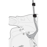 Nosač vizira GIVI Vespa Primavera 50-125-150 (14-24) A5608A