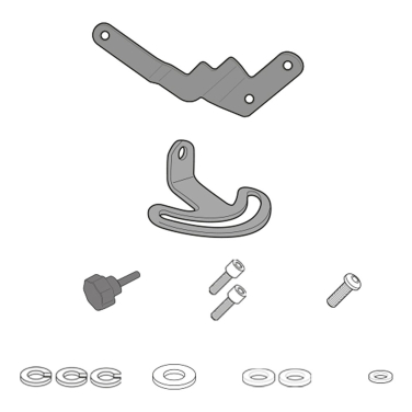 Ojačanje / nosač vizira GIVI BMW R 1200 GS (13-18) D5108KIT