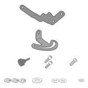 Ojačanje / nosač vizira GIVI BMW R 1200 GS (13-18) D5108KIT