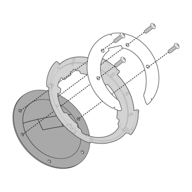 Nosač Tanklock torbe Kappa Honda CB 500 X (13-18) BF20K