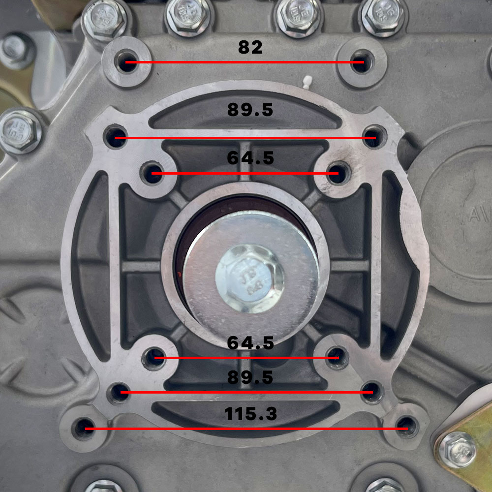 Ugradni motor 186FA - dizel (radilica fi25mm  L72,2mm)