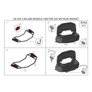 Kofer za ATV / Kvad CAN AM svi modeli G3 / GOES TERROX zadnji 08 115L Tudeks