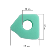 Filter vazduha B&S Serie 600 ( 117x102x31 mm ) 794071