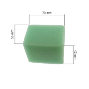 Filter vazduha TEC 5 do 5,5 KS ( 70x56x40 mm ) sunđerasti