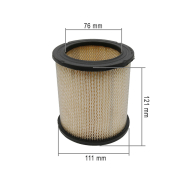 Filter vazduha TEC 8 10 12 KS ( 111x76x121 mm ) okrugli 32355