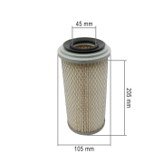 Filter vazduha Honda GX 610 620 ( fi 45/105x205 mm )