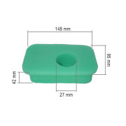 Filter vazduha B&S 4 KS ( 148x95x38 mm ) sunđerasti 270067