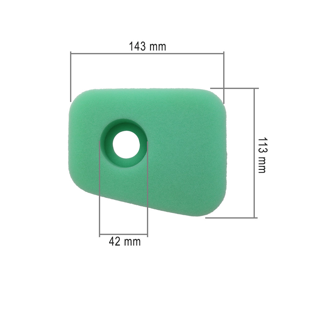 Filter vazduha B&S 2 od 5 KS ( 143x113x38 mm ) sunđerasti 27987