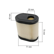 Filter vazduha TEC LEV100 ( 71x45x73 mm ) papirni 36905