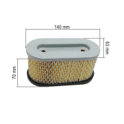 Filter vazduha B&S 5 KS OHV ( 140x63x70 mm ) 491950