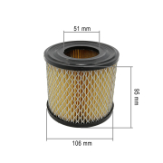 Filter vazduha B&S 7 do 18 KS ( fi 106x51x95 mm ) okrugli papirni 393957