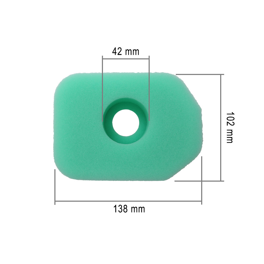 Filter vazduha B&S 4 KS vertikalni ( 138x102x38 mm ) sunđerasti 217048