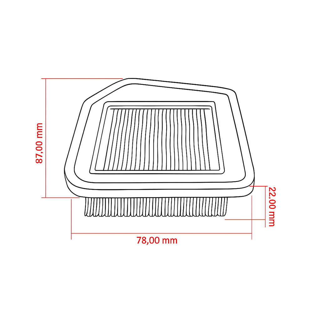 Filter vazduha Villager BC 2700