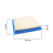Filter vazduha B&S 3,5 do 5 KS Quantum ( 133x114x25 mm ) papirni 491588 THORP
