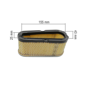 Filter vazduha B&S 12 do 15 KS vertikalni ( 184x73x79 mm ) papirni elipsasti THORP