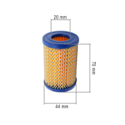 Filter vazduha TEC papirni okrugli 3,5 do 4 KS ( 44x20x70 mm ) THORP