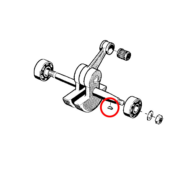 Kajla radilice Husqvarna 61 66 266 THORP