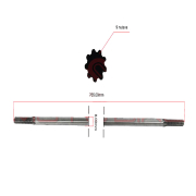 Kardan Kineski trimeri 9 nuteva fi 8 mm L 760 mm Einhell THORP