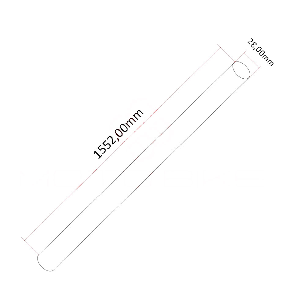 Cev kardana Kineski trimeri. Villager BC 1900 fi 28 mm sa vođicama CN