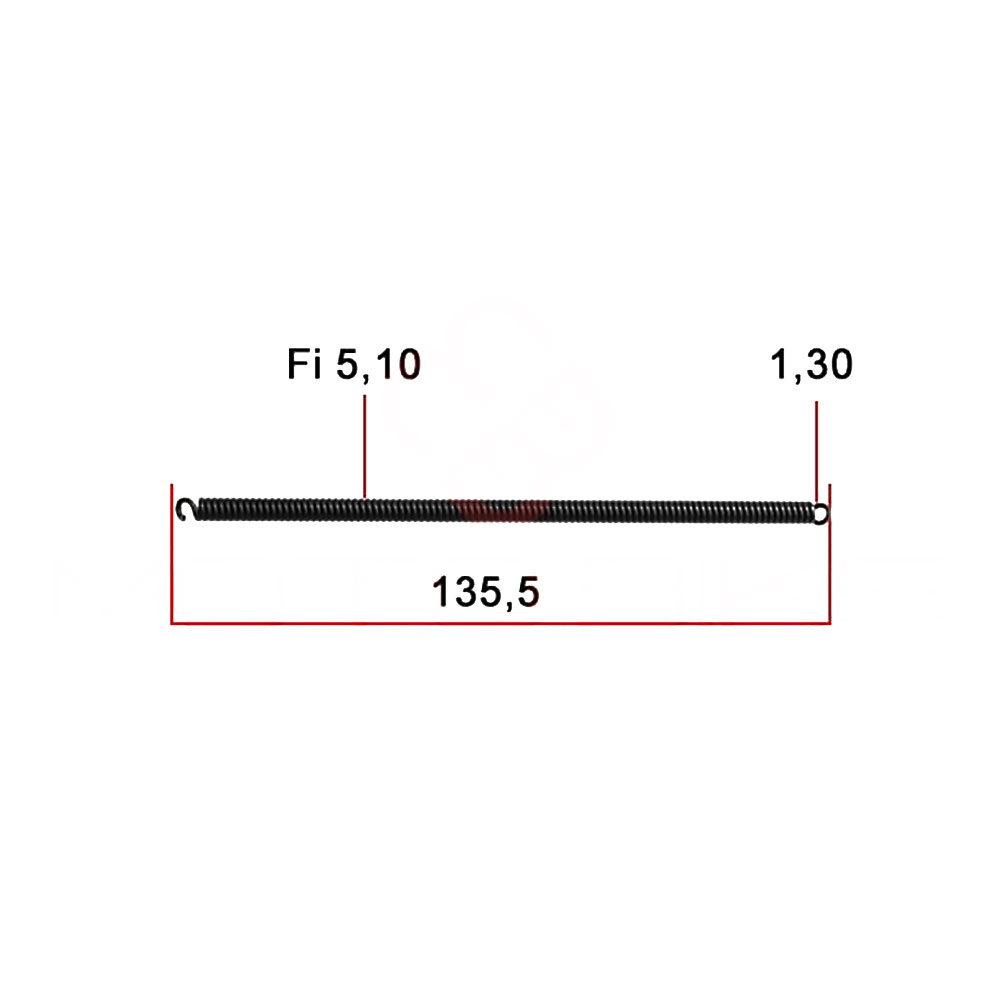 Opruga kvačila Oleo Mac 937 941 942 951 952