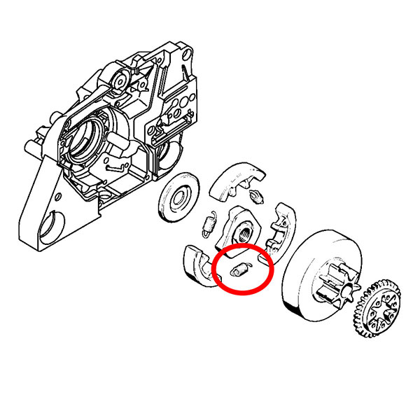 Opruga kvačila STIHL 038 MS 380